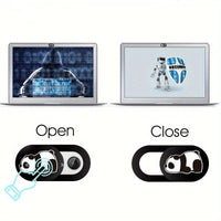 3pcs/Set Webcam Cover Slide Ultra Thin - Cute Panda Web Camera Cover fits Laptop, Tablet, Computer, Smartphone, Protect Your Privacy and Security - Buy online at  Vibe In Cart.