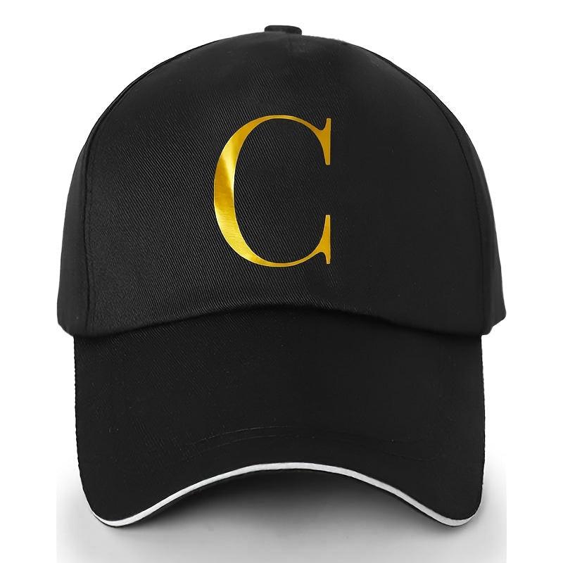 Adjustable Polyester Baseball Cap with Letter Embroidery