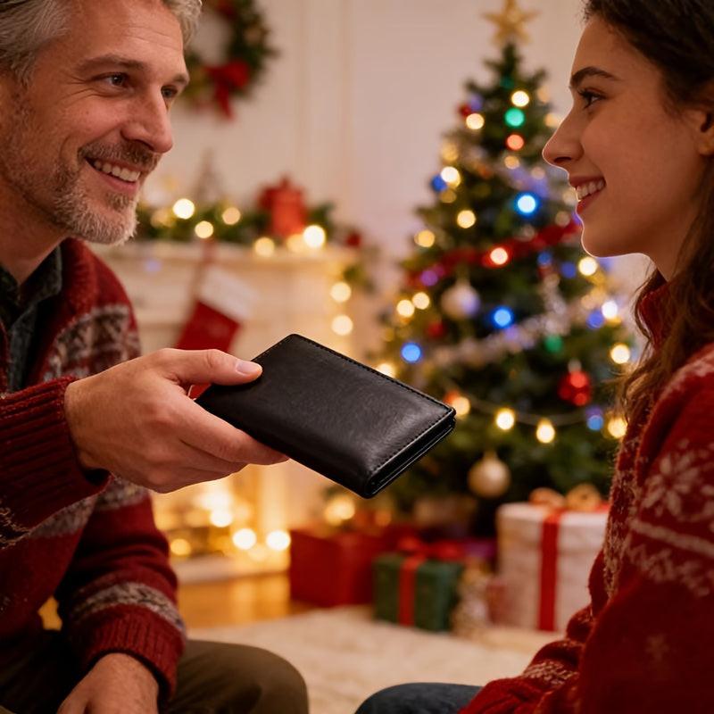 [Genuine Leather Card Holder] Genuine Leather Vintage Thin Vertical Short ID Credit Card Holder Wallet | 1pc for Men & Women, Solid Color, Lining, Non-Braided - Ideal for Thanksgiving, Father's Day, Christmas, Valentine's Day - Buy online at  Vibe In Cart.