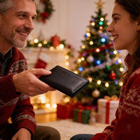 [Genuine Leather Card Holder] Genuine Leather Vintage Thin Vertical Short ID Credit Card Holder Wallet | 1pc for Men & Women, Solid Color, Lining, Non-Braided - Ideal for Thanksgiving, Father's Day, Christmas, Valentine's Day - Buy online at  Vibe In Cart.