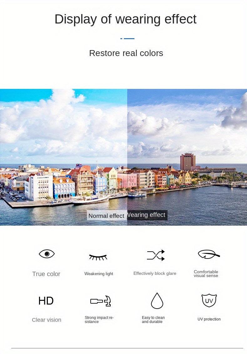 1pc Trendy Rimless Y2K Glasses for Women Men Punk Frameless Rectangle Glasses Retro Gradient Shades Driving Travel UV400 Eyewear The Perfect Gift - Buy online at  Vibe In Cart.