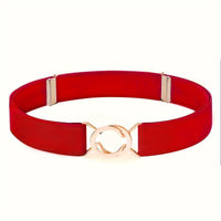 [Elastic Waist Belt] Women's 8-Shaped Elastic Belt, Stylish Black Elastic Waist Belt for Ladies, Adjustable Elastic Buckle for The Waist, Suitable for Jeans And Dresses, a Great Gift Option - Buy online at  Vibe In Cart.