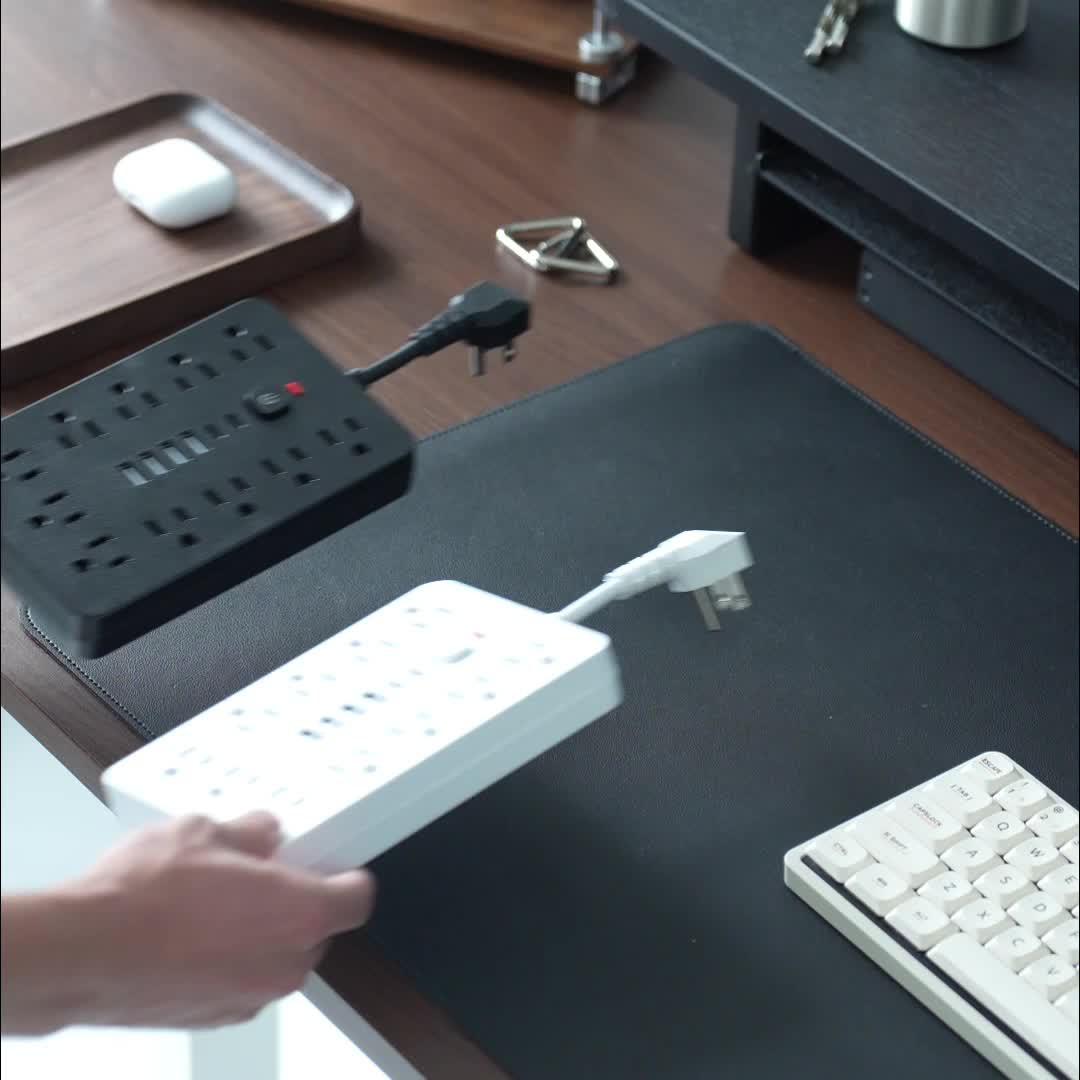 1pc Multi-Functional Surge Protection Power Strip With USB Port - 11 AC Outlets With 4 USB-A Ports And 2 Type-C Ports And Short Cord/5 FT/10 FT Extension Cord - For Office, Study, Home, And School Use - Power Socket With Over - Buy online at  Vibe In Cart.