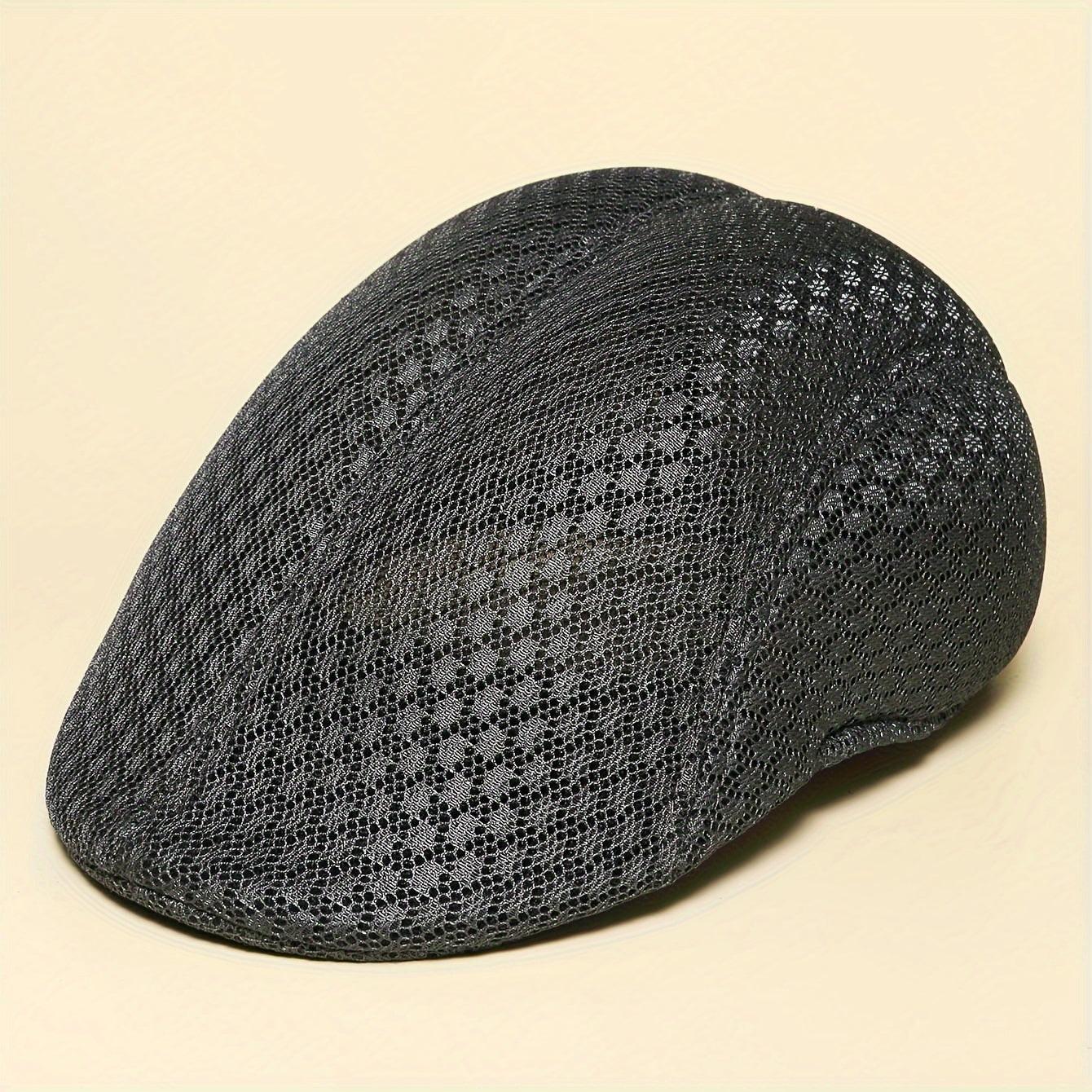 Korean Version of Simple Solid Color Hollow Breathable Mesh Light Plate Forward Hat Outdoor Play All Shade Retro Painter Hat - Buy online at  Vibe In Cart.