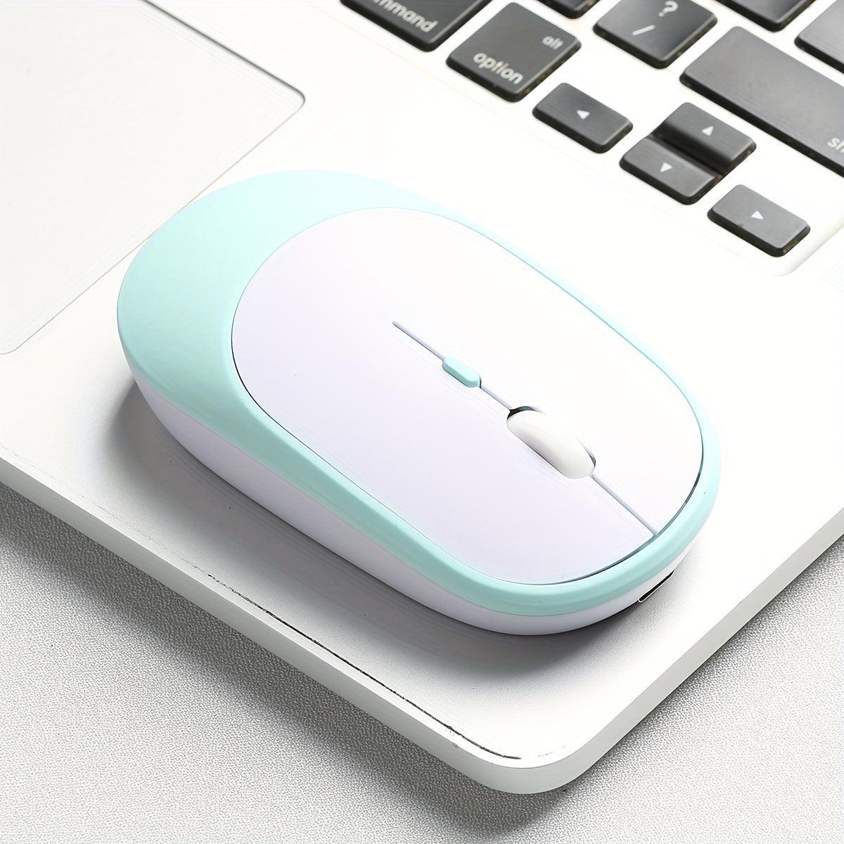 2.4G + BT Dual-mode Wireless Mouse, Ergonomic Comfortable Grip, Stable Connection, Portable Design, Five Colors of Fashionable Options (black/ gray/ pink/ green/ white), Office Wireless Mouse, 4-button Rechargeable Wireless M - Buy online at  Vibe In Cart.