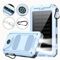 Portable Solar Power Bank 39800 mAh Dual USB Ports