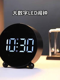 New student creative alarm clock fashion simple office electronic clock LED LCD clock home bedside clock temperature clock plastic clock - Buy online at  Vibe In Cart.