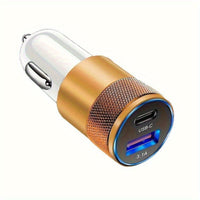 USB Car Charger PD Fast Charging Car Phone Charger with LED Ambient Light Compatible with for iphone, Android, Xiaomi, etc - Buy online at  Vibe In Cart.