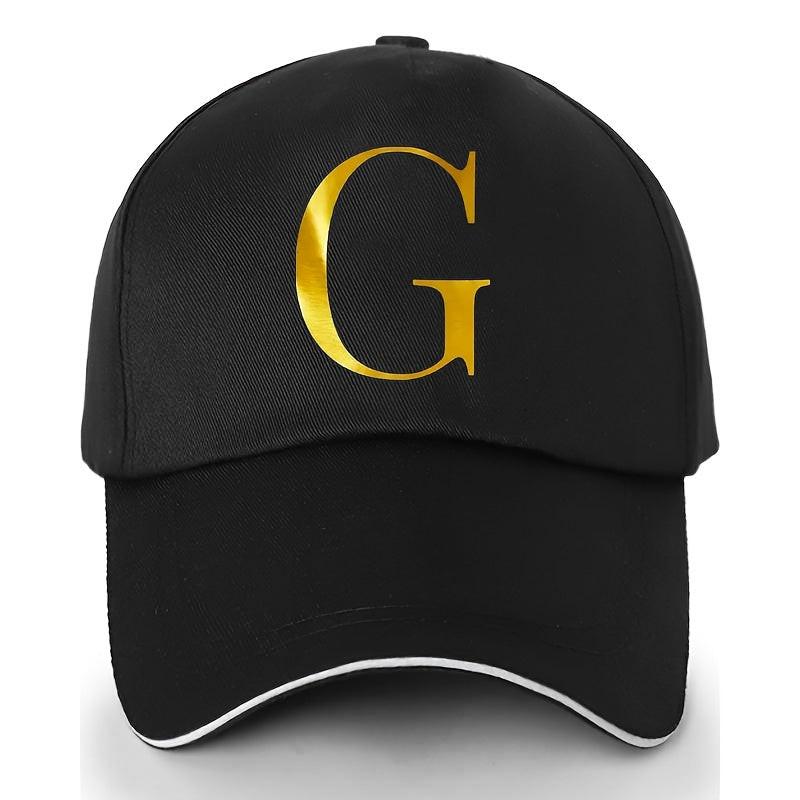 Adjustable Polyester Baseball Cap with Letter Embroidery