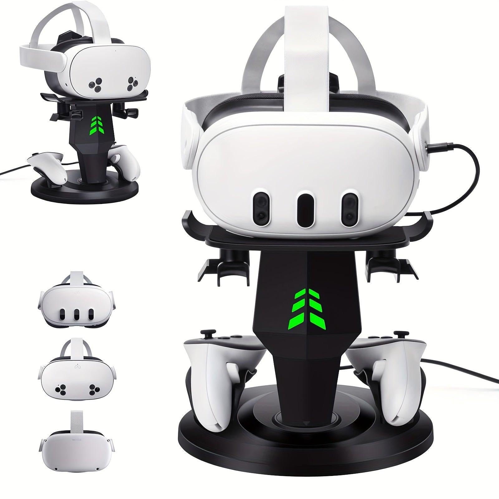 Meta Quest 3s/Meta Quest3/Meta Quest 2/Rift/Pico Charging + Display Stand, Meta Quest 3 Controller Storage Stand + Meta Quest 2 Controller Hanging Rack, New VR Storage Stand in 2024, Type C Charging + RGB Charging Indication - Buy online at  Vibe In Cart.
