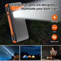 4000mAh Large Capacity Power Bank, Multi-functional Mobile Phone Charger, Can Carry Multiple Charging Cables To Charge Multiple Devices At The Same Time, Equipped With Solar Charging, USB Charging And Hand-crank Charging, Can - Buy online at  Vibe In Cart.