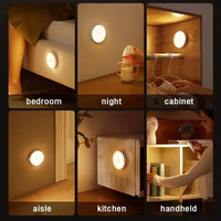 8 LED Rechargeable Motion Sensor Light Indoor, Adhesive Motion Sensor Night Light, White/Warm White, Suitable for Closets Cabinets Kitchens Hallways Stairs, Home Emergency Light, 1pc - Buy online at  Vibe In Cart.
