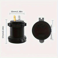 120W Super Fast Charging Charger Power Socket 4-in-1 Port Charger Socket 12V-24V-40V Car Power Socket PD30W with Digital Display Voltage Charger Suitable for Installation in Cars/Motorcycles/Trucks/RVs/Ships, Compatible with - Buy online at  Vibe In Cart.