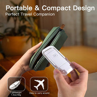 New USB Rechargeable Foldable Reading Lamp, Eye-Friendly Small Night Light for Reading, Suitable for Nighttime Use, with 3 Light Colors And 3 Adjustable Brightness Levels, White Casing, Book Clip, Portable And Easy to Store. - Buy online at  Vibe In Cart.