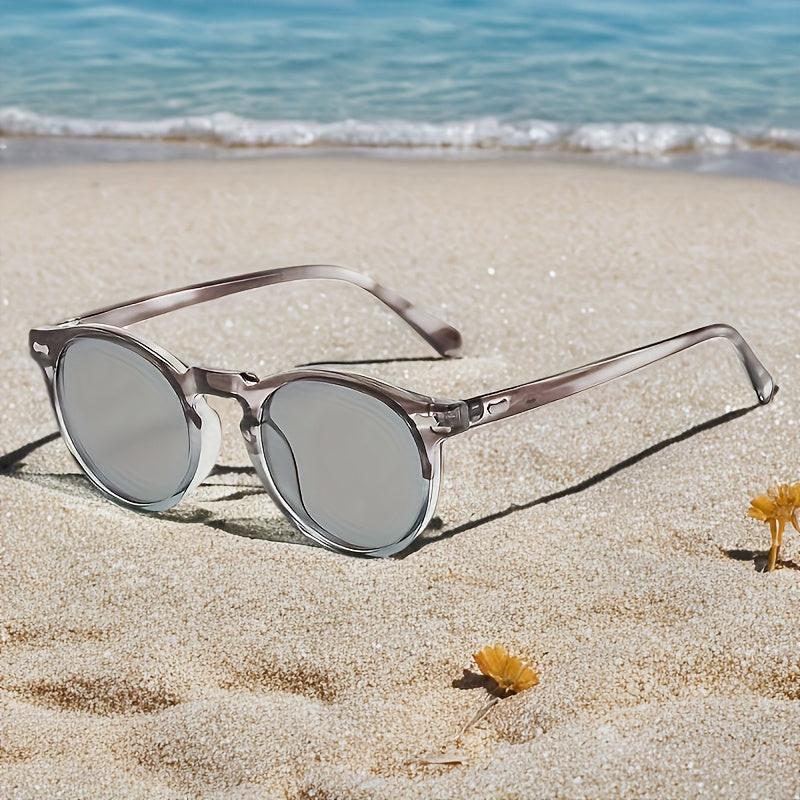 Round Fashion Polarized Women And Men Fashion Glasses UV Protection Trendy Classic Style Ideal for Beach,, Camping, Driving, Ideal Valentine's Day Gift - Buy online at  Vibe In Cart.