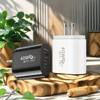 1 Universal Travel Adapter with 1 USB+2 USB-C Ports QC+PD 3.0 Power Adapter, Multi-Region Wall Charger for US, Compatible with iPhone, Samsung, Tablets, etc. - Buy online at  Vibe In Cart.
