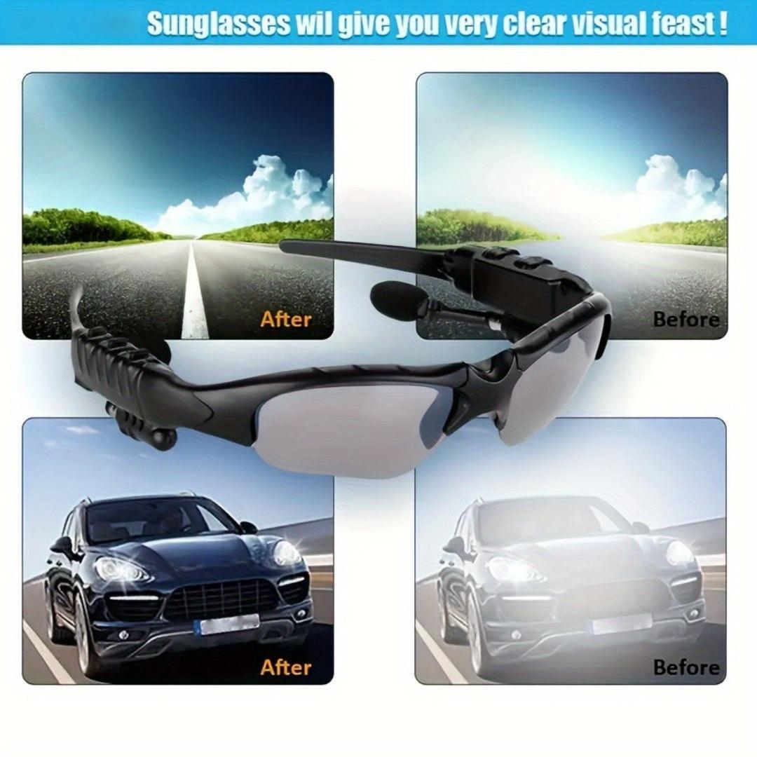 Smart Glasses With Wireless Earphones - Stylish, Atmospheric, Music And Calls, Stereo, Anti-glare, Suitable For Driving, Sports, Outdoor, Couple Gifts - Buy online at  Vibe In Cart.
