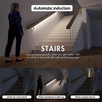 16.4 Feet LED Motion Sensor Light Strip - USB Powered, Self-Adhesive, Floating Bed Light Strip, Flexible White Light Suitable for Bed Edges, Mirrors, Cabinets, And Stairs. - Buy online at  Vibe In Cart.