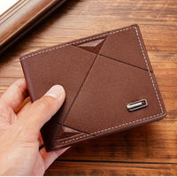 Men's Short Wallet, Multi-card Card Holder, Bifold Wallet Money Clip Coin Purse, Gift For Men - Buy online at  Vibe In Cart.