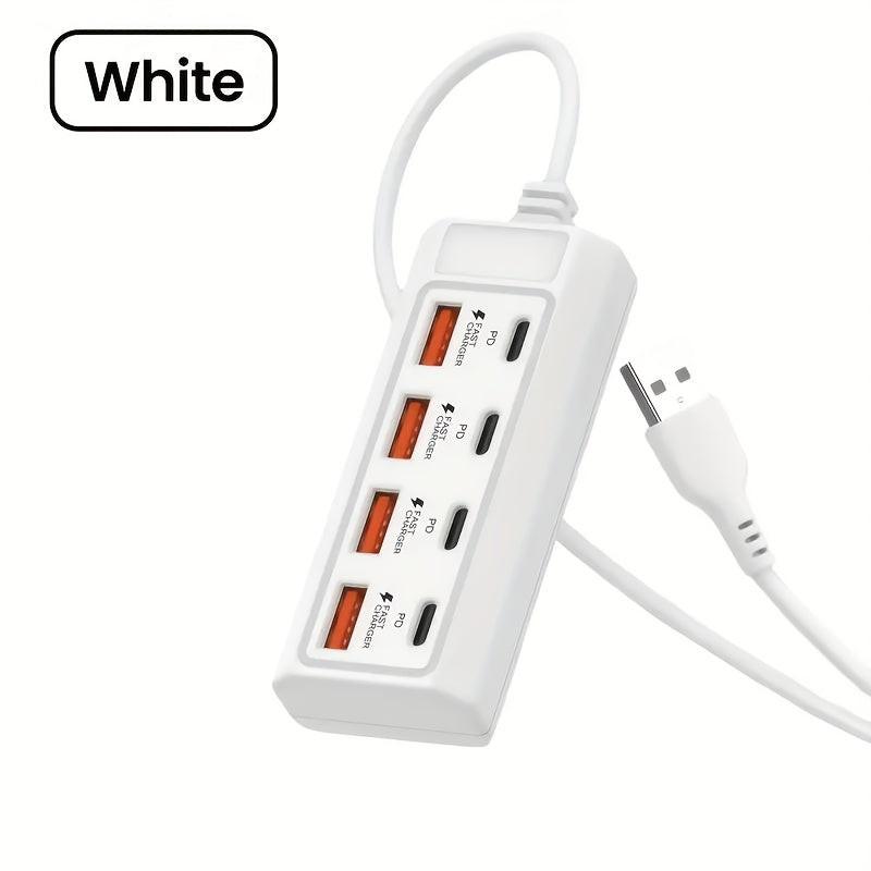 8-Port USB Hub 25W Fast Charging Multi-Interface, 4 USB+4PD Ports, Wide Compatibility for 5V USB Devices, Suitable for Computers, Laptops, Tablets, etc., USB Charging Hub, Laptop Charging Accessory, Compact Charging Station, - Buy online at  Vibe In Cart.