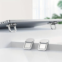 2pcs Portable Foldable Laptop Stand Set - Adjustable Cooling Riser Bracket for Laptops & Tablets, Durable ABS Material, Ergonomic Design with Heat Dissipation, Ideal for Home Office & Travel Use, Laptop Cooling Pad, Tablet Su - Buy online at  Vibe In Cart.