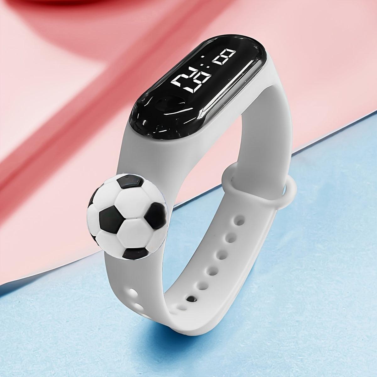Back to School Season Electronic Watch Hot-Selling Sports Wristband for Children And Students, LED Display for Boys And Girls, Featuring a Football Pattern (ZQM3) - Buy online at  Vibe In Cart.