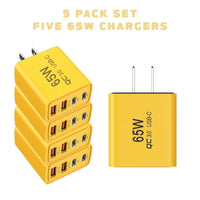 3pcs/5pcs 65W Fast Charger Set for Xiaomi, for Huawei Dual QC3.0 & PD Ports - USB-C Power Delivery, 110V/220V, 50-80W Output, Compact Design for Smartphones & Tablets, Tablet Charging Solution, Modern Charging Tech, Highquali - Buy online at  Vibe In Cart.