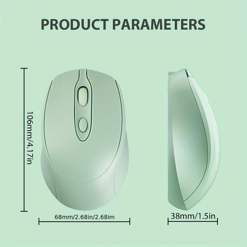 Wireless Mouse, Dual-Mode Portable Computer Mouse with Silent Clicking, Charged with Type-C Interface, Suitable for Laptop/Tablet/PC/Desktop Mouse - Buy online at  Vibe In Cart.