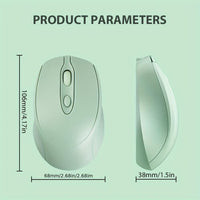 Wireless Mouse, Dual-Mode Portable Computer Mouse with Silent Clicking, Charged with Type-C Interface, Suitable for Laptop/Tablet/PC/Desktop Mouse - Buy online at  Vibe In Cart.