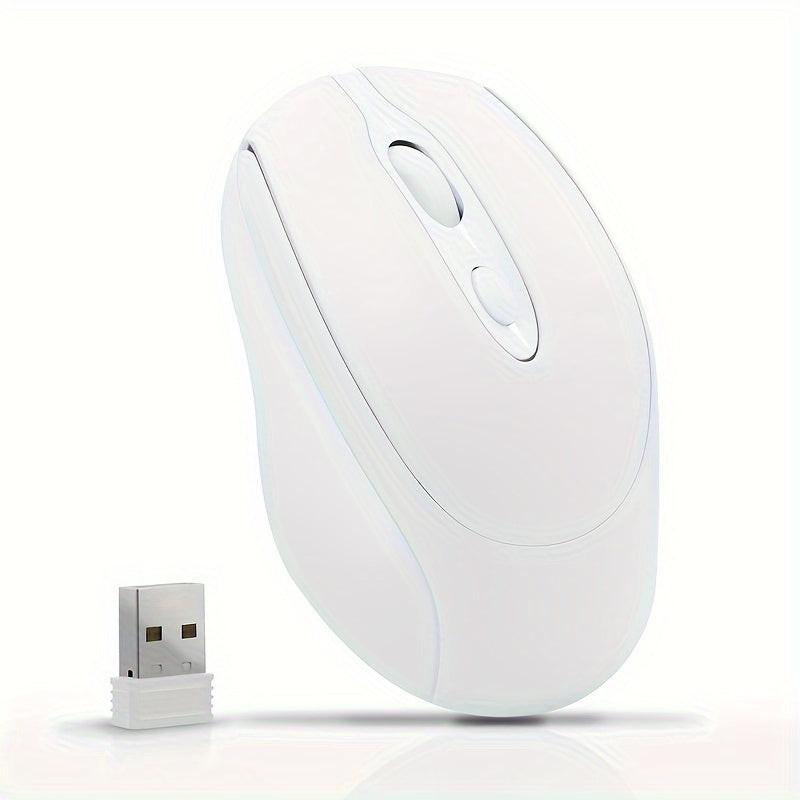 Wireless Mouse, Office Mouse, Rechargeable Mouse, Dual-Mode (2.4G+BT) Portable Silent Mouse, Suitable for Laptops/Desktops/Tablets. - Buy online at  Vibe In Cart.