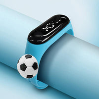 Back to School Season Electronic Watch Hot-Selling Sports Wristband for Children And Students, LED Display for Boys And Girls, Featuring a Football Pattern (ZQM3) - Buy online at  Vibe In Cart.