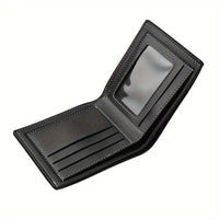 Fashion Men'S Soft Faux Leather Wallet Casual Short Youth Purse Christmas Gift - Buy online at  Vibe In Cart.