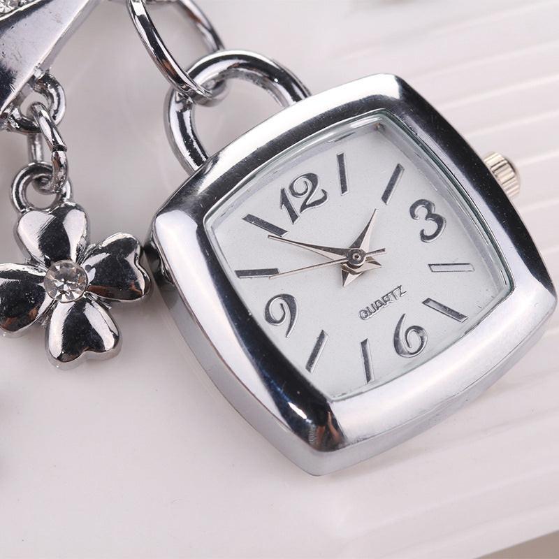 Women'S Bracelet Watch LOVE Quartz Watch Flower Decor Tonneau Dress Watch Ladies Exquisite Casual Watch Anniversay Birthday Christmas New Year Gifts - Buy online at  Vibe In Cart.