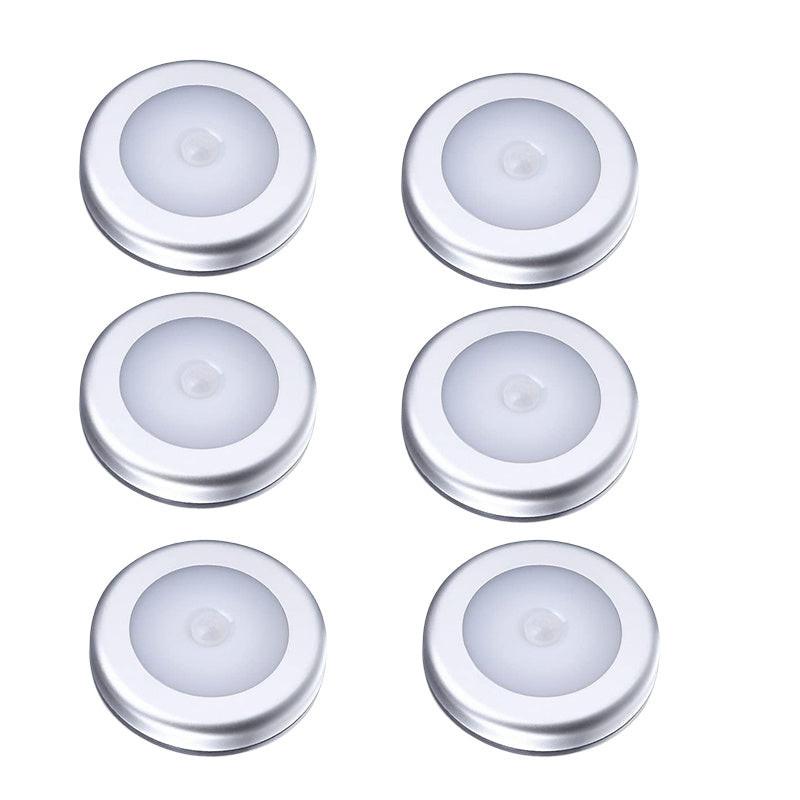 Motion Sensor Puck Lights Available in Sets of 3, 6, 9, Or 12, These Battery-Operated LED Night Lights Are Perfect for Illuminating Stairs, Closets, And Under Cabinets. They Can Be Easily Stuck Anywhere in Your Home, Kitchen, - Buy online at  Vibe In Cart.