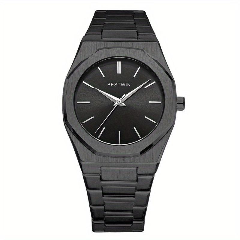 Stylish Quartz for Men Featuring a Refined Alloy Steel Strap - a Minimalist Yet Classy Face Ideal for Professional And Social Gatherings, an Excellent Gift Choice - Buy online at  Vibe In Cart.