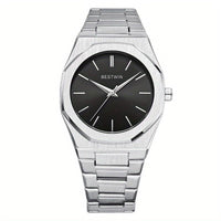 Stylish Quartz for Men Featuring a Refined Alloy Steel Strap - a Minimalist Yet Classy Face Ideal for Professional And Social Gatherings, an Excellent Gift Choice - Buy online at  Vibe In Cart.