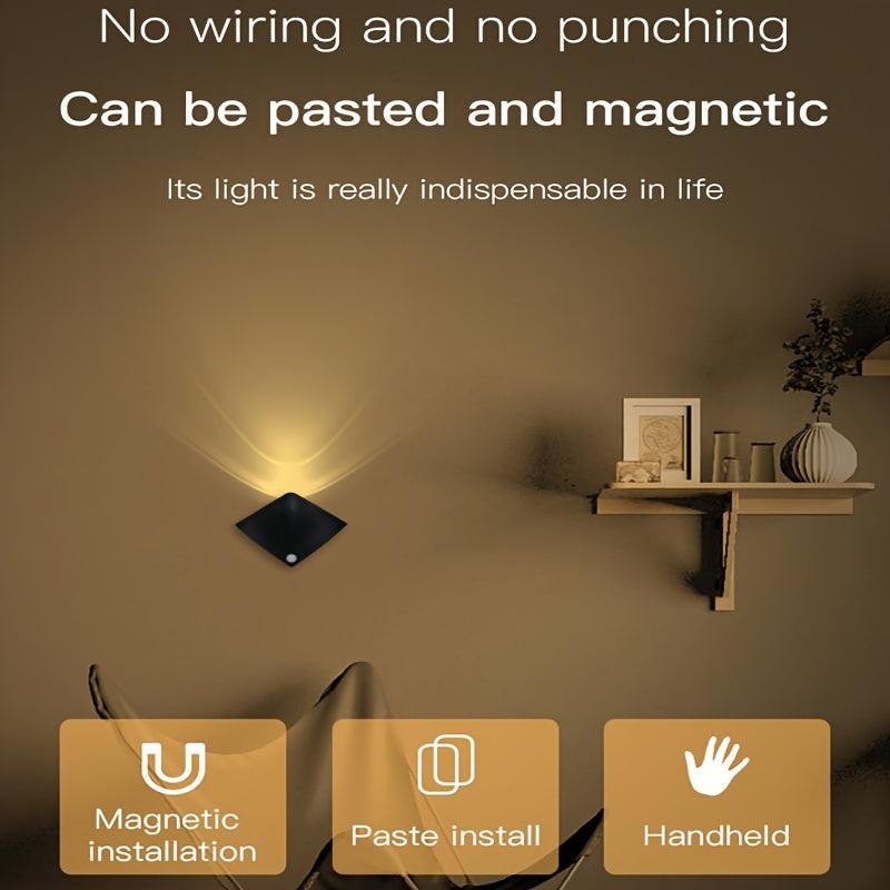 1/2/4pcs Motion Sensor Wall Lamp, Freestanding Space-Themed Uplight Lamp with Button Switch, Night Lights for Night Light for Bedroom, Porch, Balcony, And Corridor - Buy online at  Vibe In Cart.