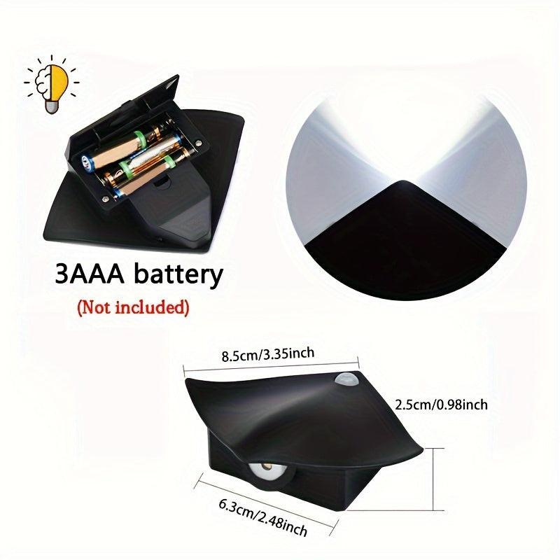 Motion Sensor Wall Lamp Set of 1, 2, or 4 Pieces with Button Switch