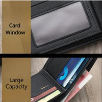 [Professional Business Wallet] PEEJAA Men's Professional Business Wallet | Large Capacity PU Leather | Horizontal Design, Money Clip, Cash & Card Holder | Durable for Meetings, Traveling | Stylish Gift for Entrepreneurs, Exec - Buy online at  Vibe In Cart.