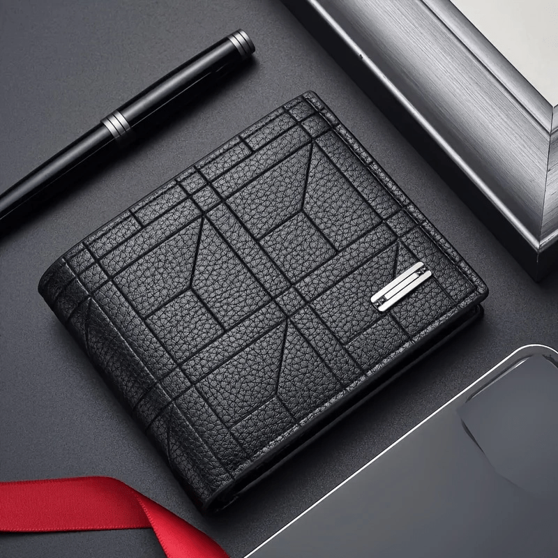 [Professional Business Wallet] PEEJAA Men's Professional Business Wallet | Large Capacity PU Leather | Horizontal Design, Money Clip, Cash & Card Holder | Durable for Meetings, Traveling | Stylish Gift for Entrepreneurs, Exec - Buy online at  Vibe In Cart.