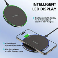 1/2pcs Wireless15W Fast Charger Through Case Lightweight Non-slip Anti-Fingerprint Eficdently Charging Portable Type-C Port - Buy online at  Vibe In Cart.