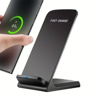 Wireless Charger Stand, 15W Fast Charging Dock Phone Charger, Adaptive LED Wireless Charging Station, for Iphone 16 15 14 13 12 11 9 8 XR, Samsung S25 24 23 22 S21 S10 S9, LG V40 G8, Pixel 8 7 6, Etc. - Buy online at  Vibe In Cart.