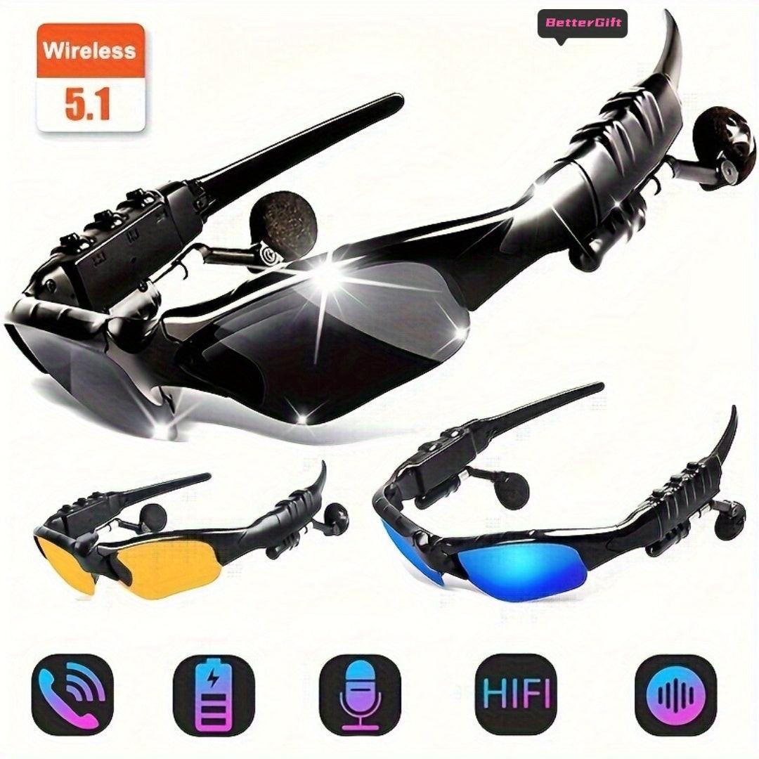 Smart Glasses With Wireless Earphones - Stylish, Atmospheric, Music And Calls, Stereo, Anti-glare, Suitable For Driving, Sports, Outdoor, Couple Gifts - Buy online at  Vibe In Cart.