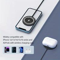 1pc Fast charging Fast-Charging Magnetic Wireless Charger 15W Pad for iPhone 16/15/14/13/12/11, Pro Max/Mini5W Samsung S24/S23/S23/S23 Ultra/S22/S22+/S22 U & for Airpods - Dual Input USB-C/A, Compatible, with Intelligent Over - Buy online at  Vibe In Cart.