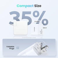 45W/65W USB C Charger, Foldable Fast Wall Charger Block With 3.3FT 100W USB C Cable For MacBook Pro/Air, for iphone 16/16 Pro/16 Pro Max/ for iphone 15/15 Pro/15 Pro Max/14/14 Pro/14 Pro Max, IPad, Galaxy, Pixel, AirPods, & M - Buy online at  Vibe In Cart.