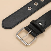 1pc Stylish PU Leather Rivet Pin Buckle Belt - Fashionable, Handsome, and Durable Accessory for Men - Ideal Gift Choice for Friends, Family, and Loved Ones - Buy online at  Vibe In Cart.