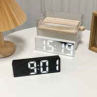 1pc Creative Mirror Digital Alarm Clock | LED Display, Temperature Time Date, USB Plug In, Silent, Portable, Ideal for Home Office Decoration, Perfect Gift for Christmas And Valentine'S Day - Buy online at  Vibe In Cart.