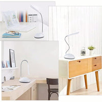 1pc LED Desk Lamp with Adjustable Arm & Gooseneck - USB-Powered (Battery Not Included) - Ergonomic Design, Dimmable Brightness Control, 360° Rotating, For Home Office, Bedroom, Study, Led Desk Lamp, Bedroom Lighting, Modern - Buy online at  Vibe In Cart.