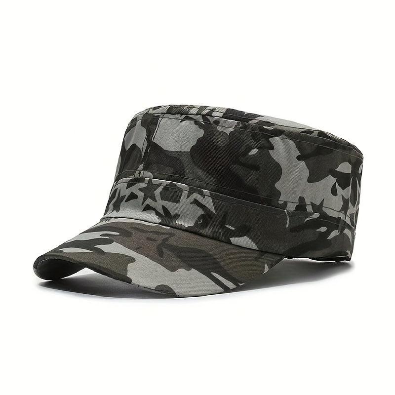 [Lightweight Hat] Lightweight Camouflage Baseball Cap - Sun Protection Flat Top Hat, 100% Polyester, Machine Washable, Ideal for Outdoor Sports & Tactical Use - Buy online at  Vibe In Cart.