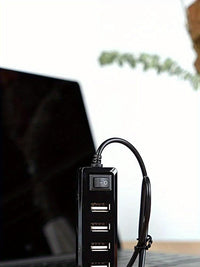 USB 2.0 Extension Adapter, Switch-Controlled 7-Port, 5V Operating Voltage, Compatible with Tablets and USB-Powered Devices - Buy online at  Vibe In Cart.